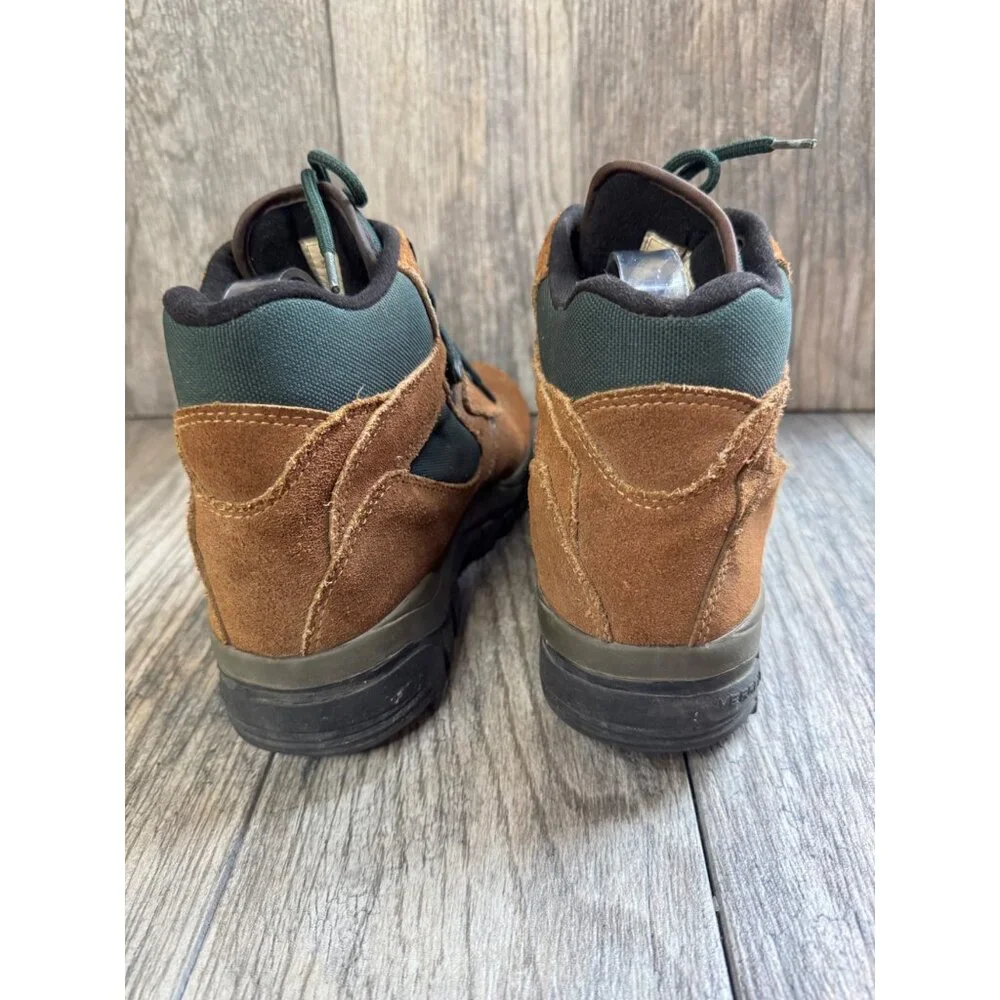Merrell Eagle Tan Green Men's Outdoor Hiking Boots Size 9.5
